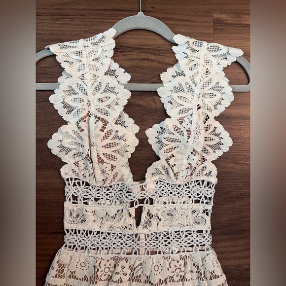 For Love and Lemons Mon Cheri White Mini Dress - Picture 6 of 7